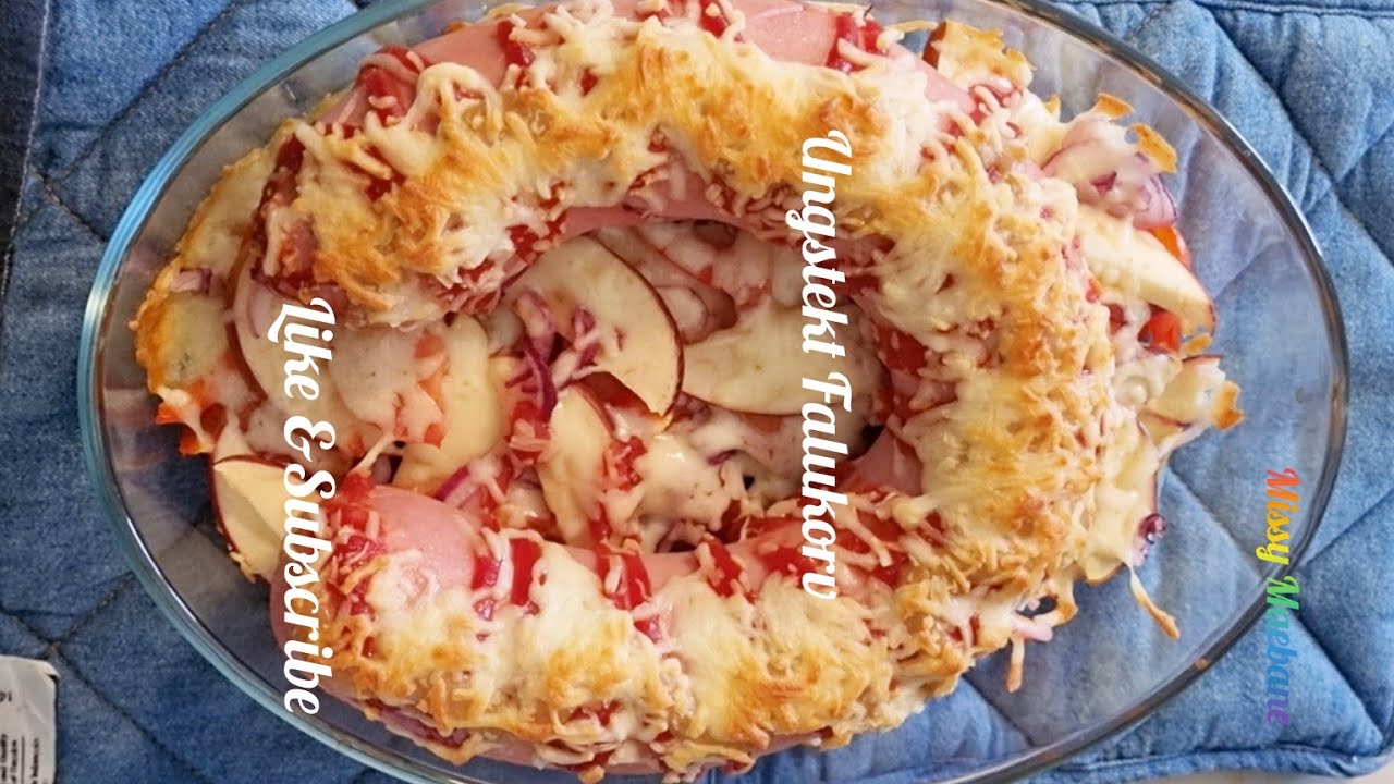 Ungstekt Falukorv (Oven bake Swedish Sausage) #homemade  #cheesey #svenskmat @swedishnahilaw170