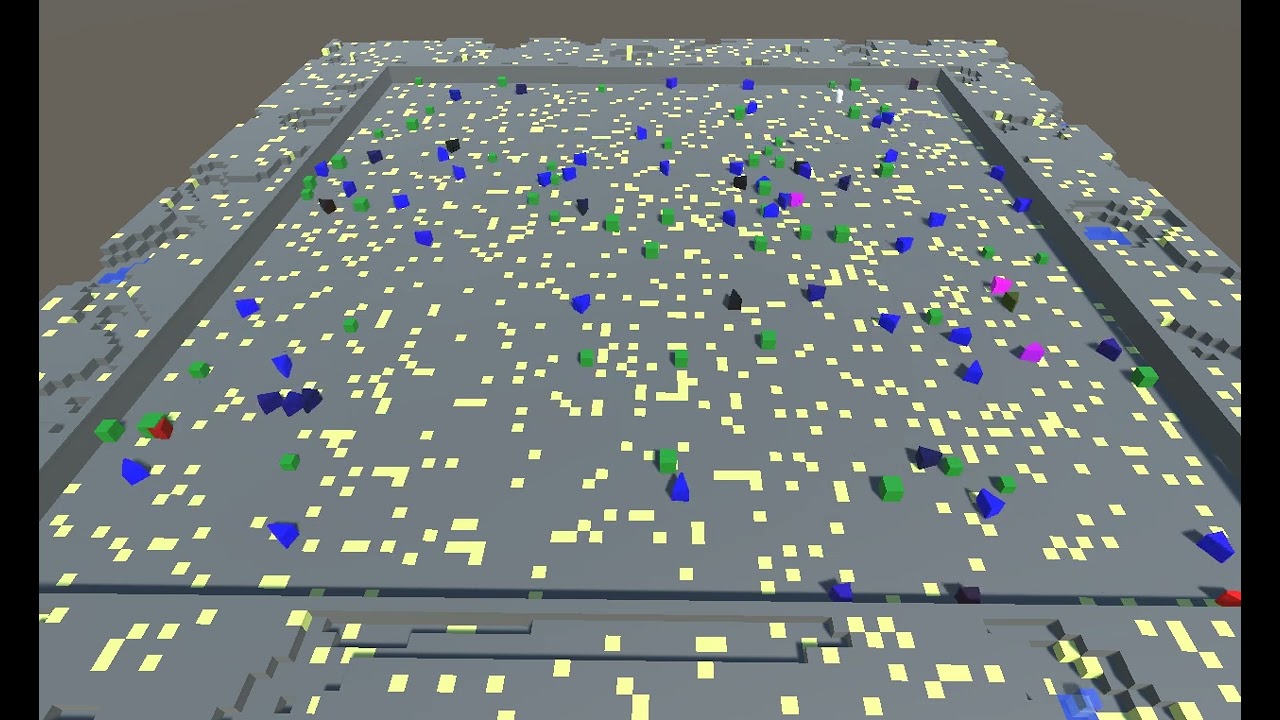 PolyWorld-style animats in Unity C#