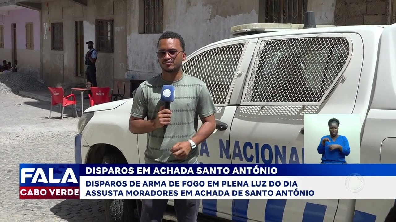 Disparos de arma de fogo em plena luz do dia em Achada Santo António | Fala CV