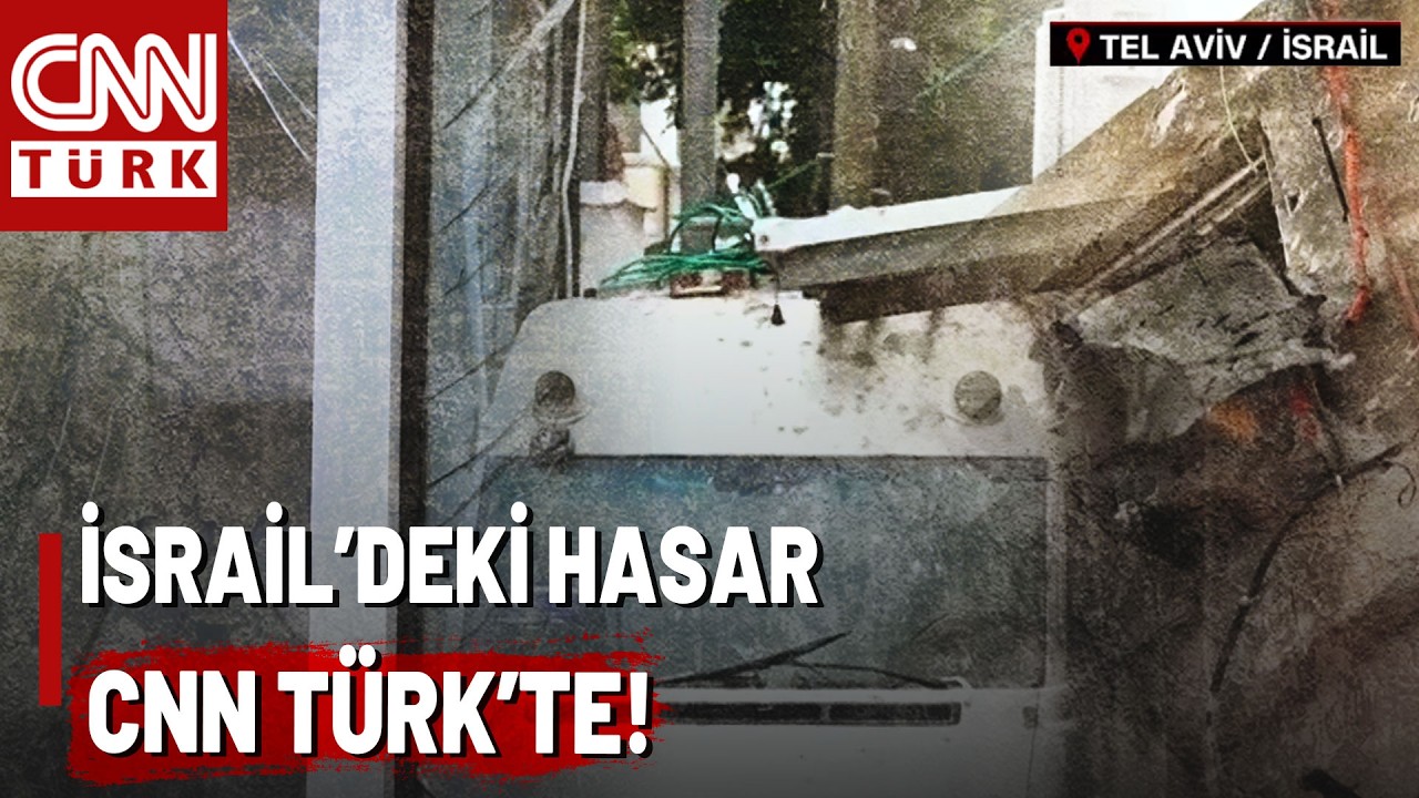 İran Misillemelerini S&uuml;rd&uuml;r&uuml;yor! CNN T&Uuml;RK Sahada: İşte İran'ın İsrail'de Vurduğu Nokta!
