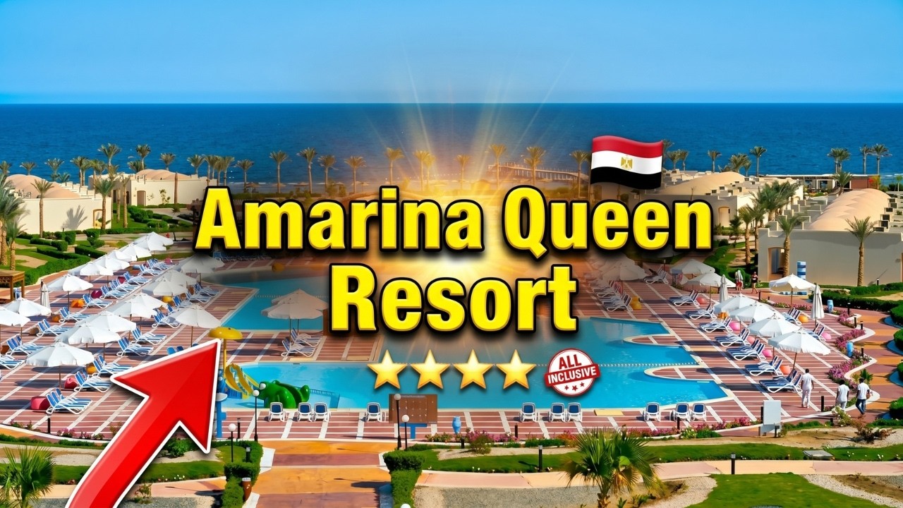 🇪🇬 Amarina Queen Resort 4* &ndash; aquapark, pomost i rafa przy hotelu #wakacje #marsaalam