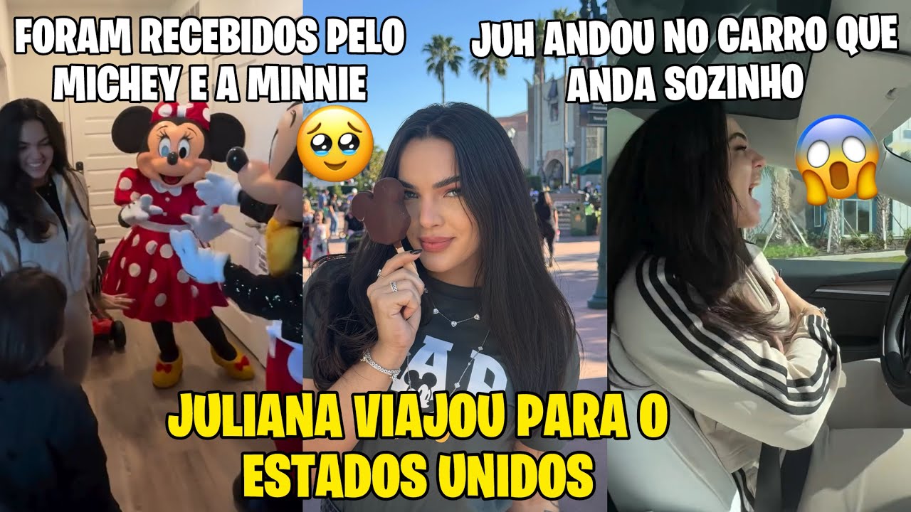 JULIANA PRISCILA VIAJOU PARA O ESTADOS UNIDOS+ BRINCANDO NOS PARQUES DA DISNEY 😍 E MAIS