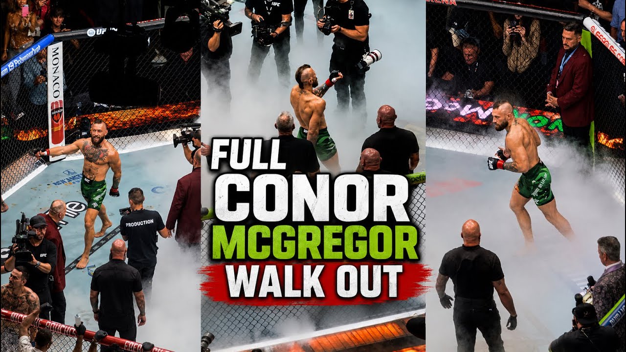 Conor McGregor FULL Walkout vs. Max Holloway 2 | Walks Out to The Notorious B.I.G.  