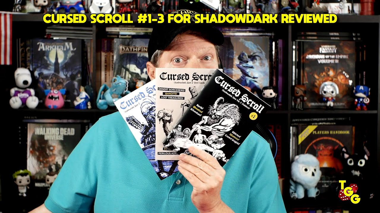Cursed Scroll for Shadowdark Issues 1-3 Reviewed