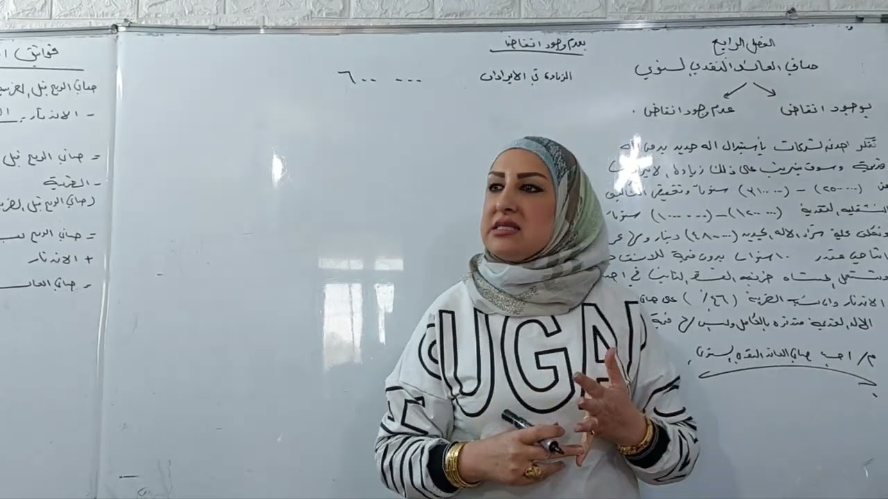 المحاسبة الادارية/الفصل الرابع/صافي العائد النقدي السنوي بدون انقاض/تلقي المحاضرة الست فاتن العزاوي