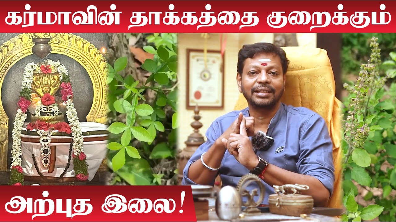கர்மாவின் தாக்கத்தை குறைக்கும் அற்புத இலை | Mayan Senthil | Karmavinai Theera Pariharam | சிவவழிபாடு