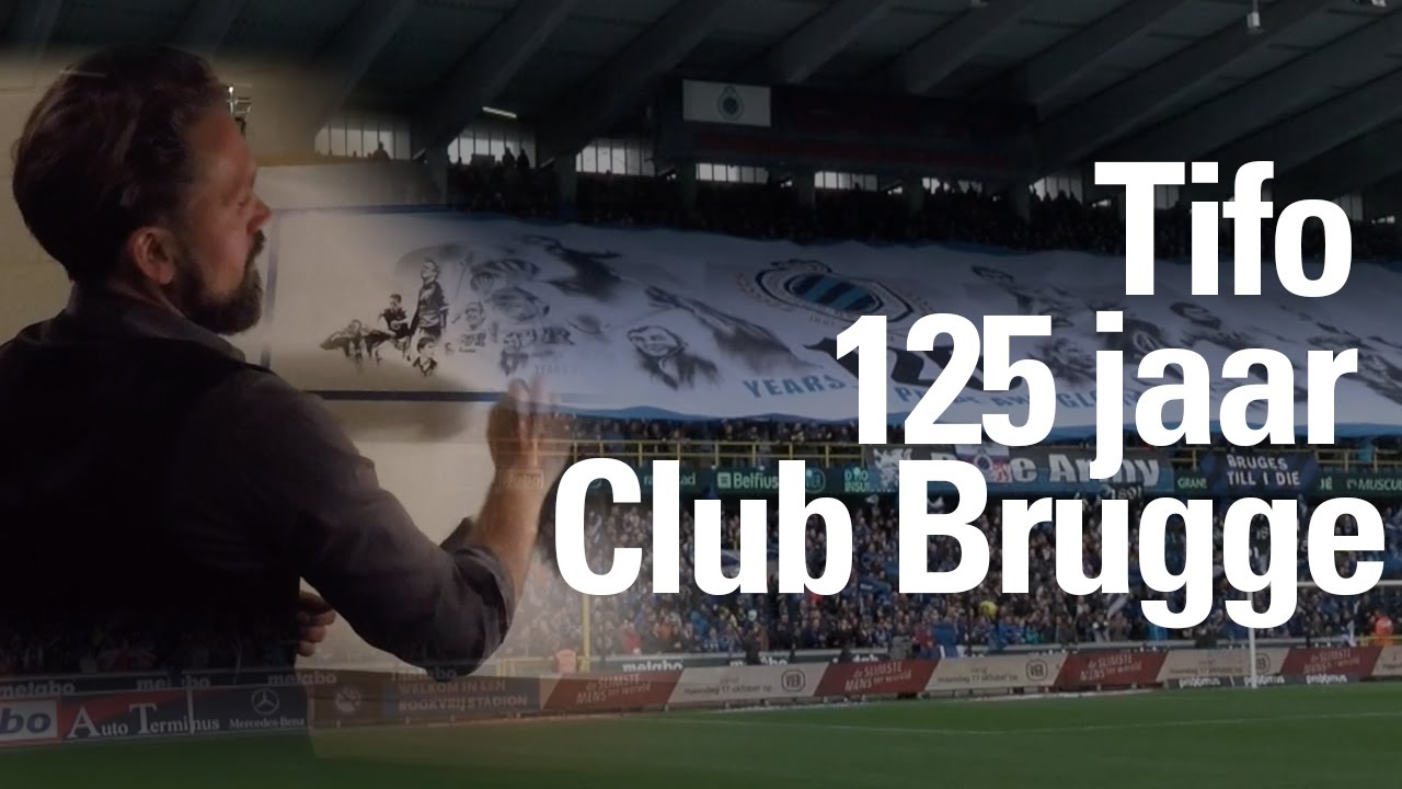 Tifo 125 jaar Club Brugge