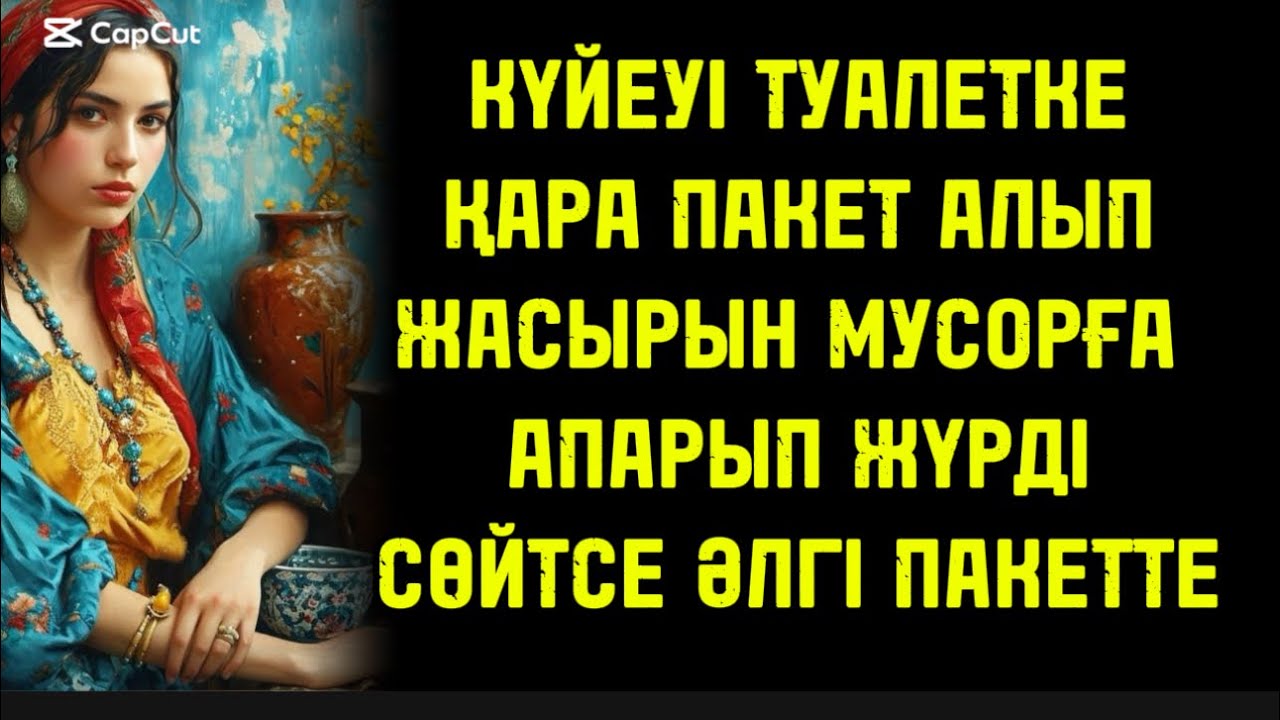 КҮЙЕУІ ТУАЛЕТТЕН ҚАРА ПАКЕТКЕ САЛЫП БІРНӘСРЕ АЛЫП КӨРСЕТПЕЙ ҚАШТЫ МУСОРҒА БАРЫП ҚАРАСАМ МАСҚАРА ҒОЙ