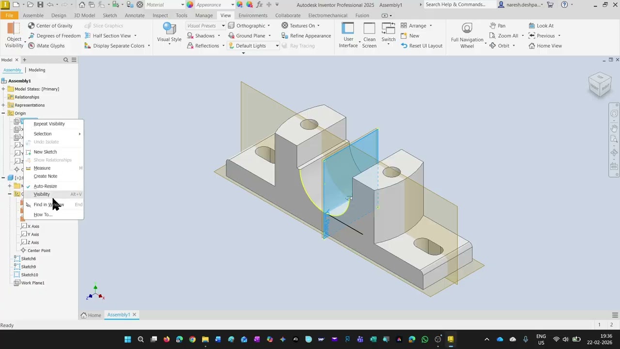 Assembly 1 body constrains
