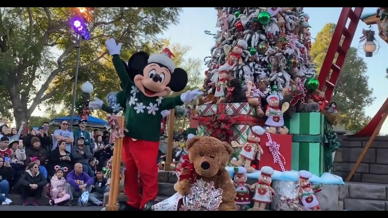 Desfile Navideño Disney Anaheim 2019