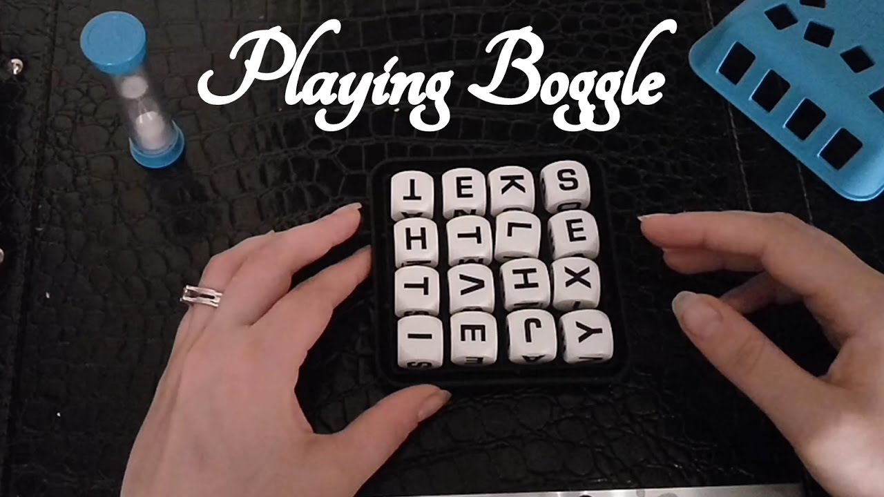 🎲 ASMR Playing Boggle 🎲 (Games, Tapping, Soft Spoken) ☀365 Days of ASMR☀