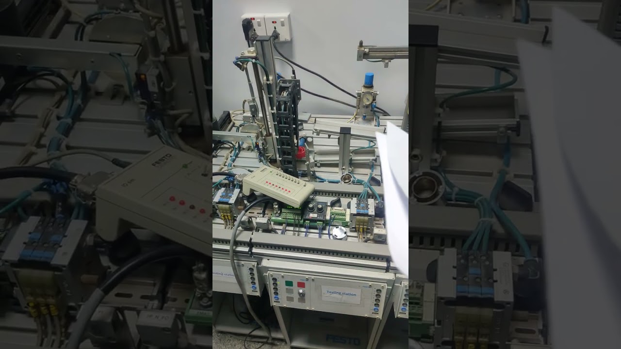 plc التجربة الثانية TESTING STATION