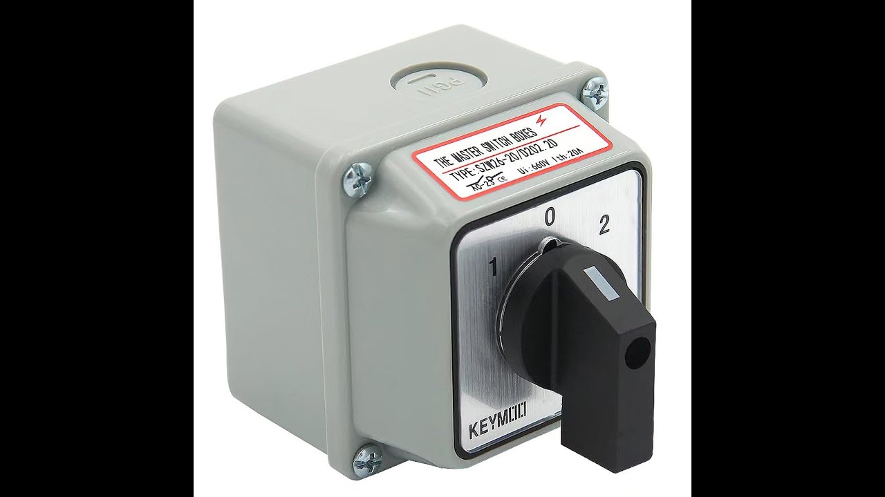 How to Wire a Rotary Changeover Switch