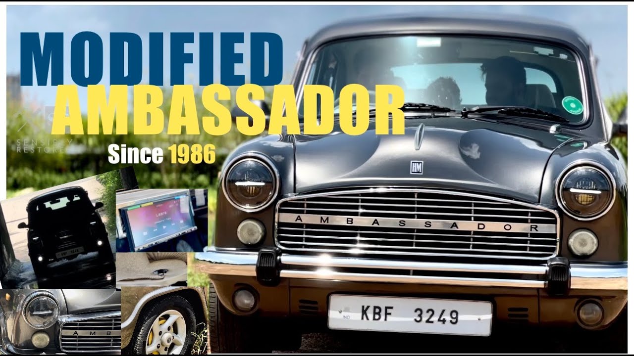 Modified Ambassador Car- Full Restoration  | Hindustan Motors | HM | New Isuzu Engine