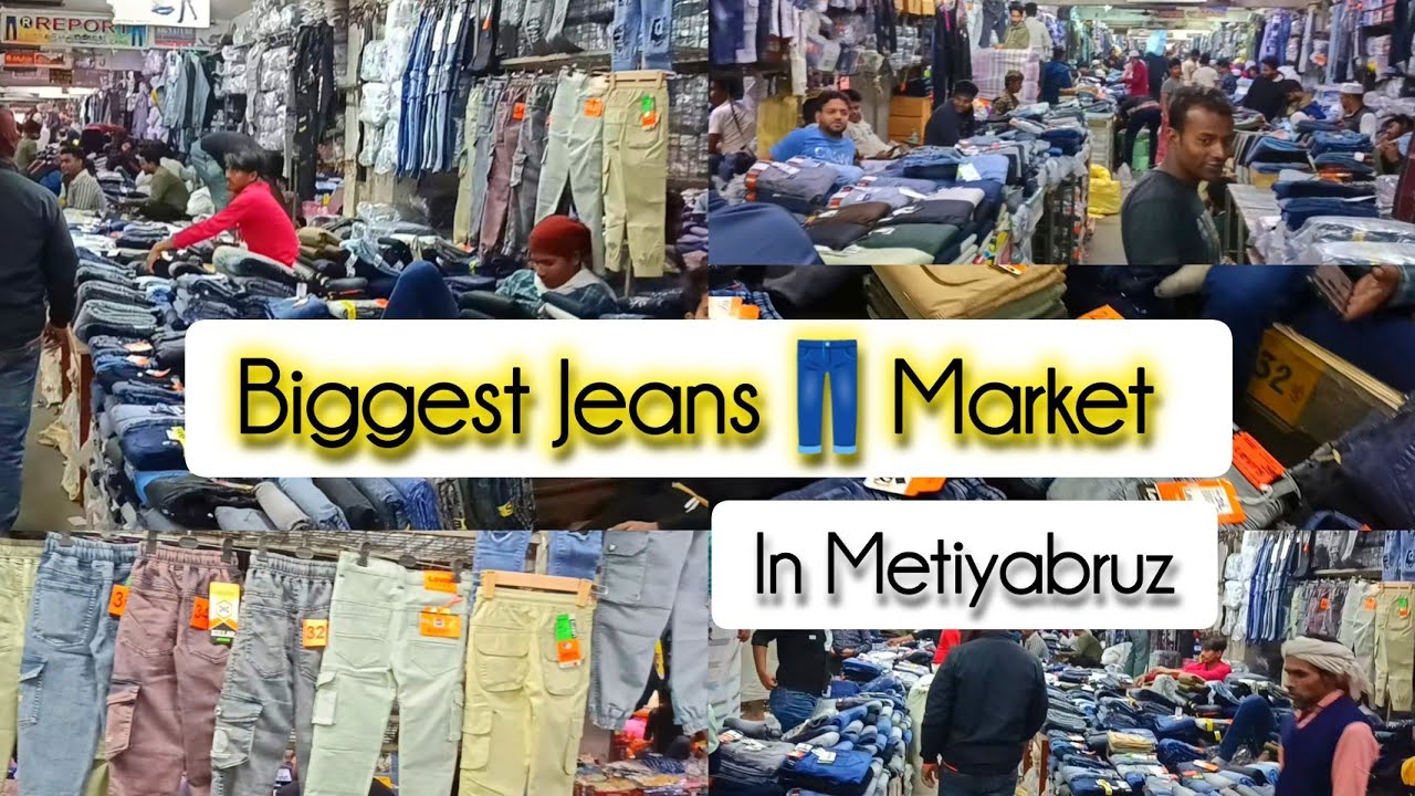 Latest Jean's👖 Collection🔥( biggest Jean's Market in Metiyabruz)
