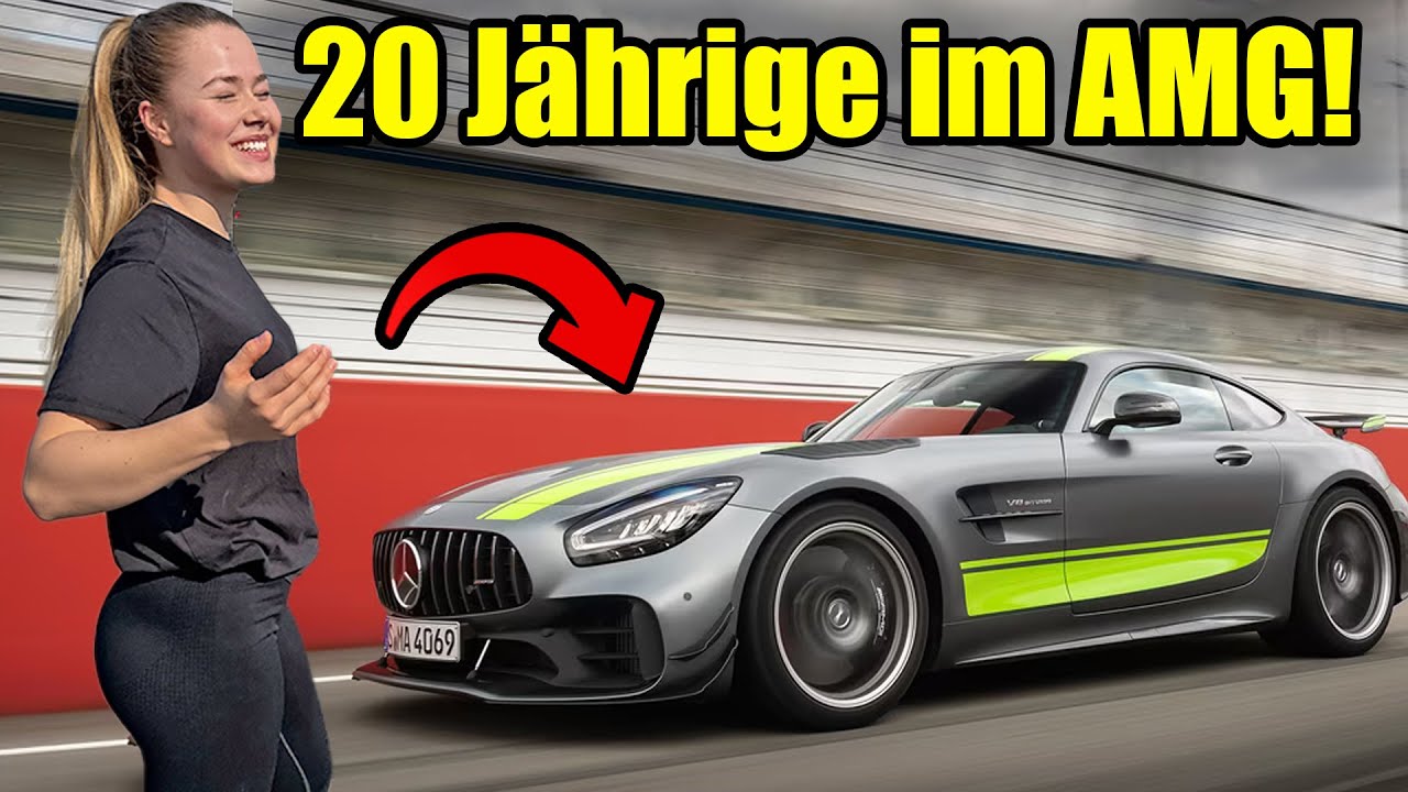 Sie fährt den 200.000€ AMG auf der Rennstrecke!