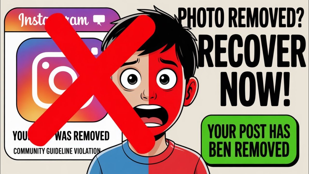 Instagram ने मेरी Photo क्यों हटाई? Community Guidelines Violation | Recover कैसे करें?
