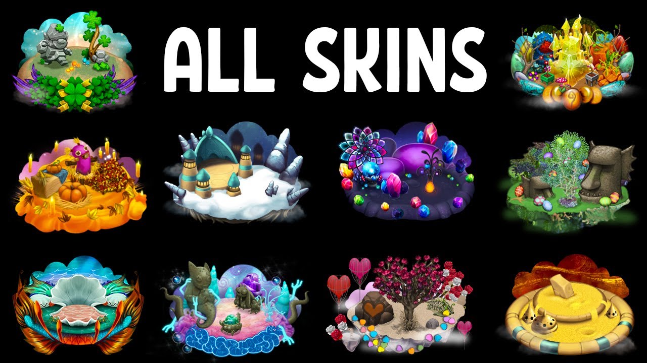 All Island Skins - My Singing Monsters