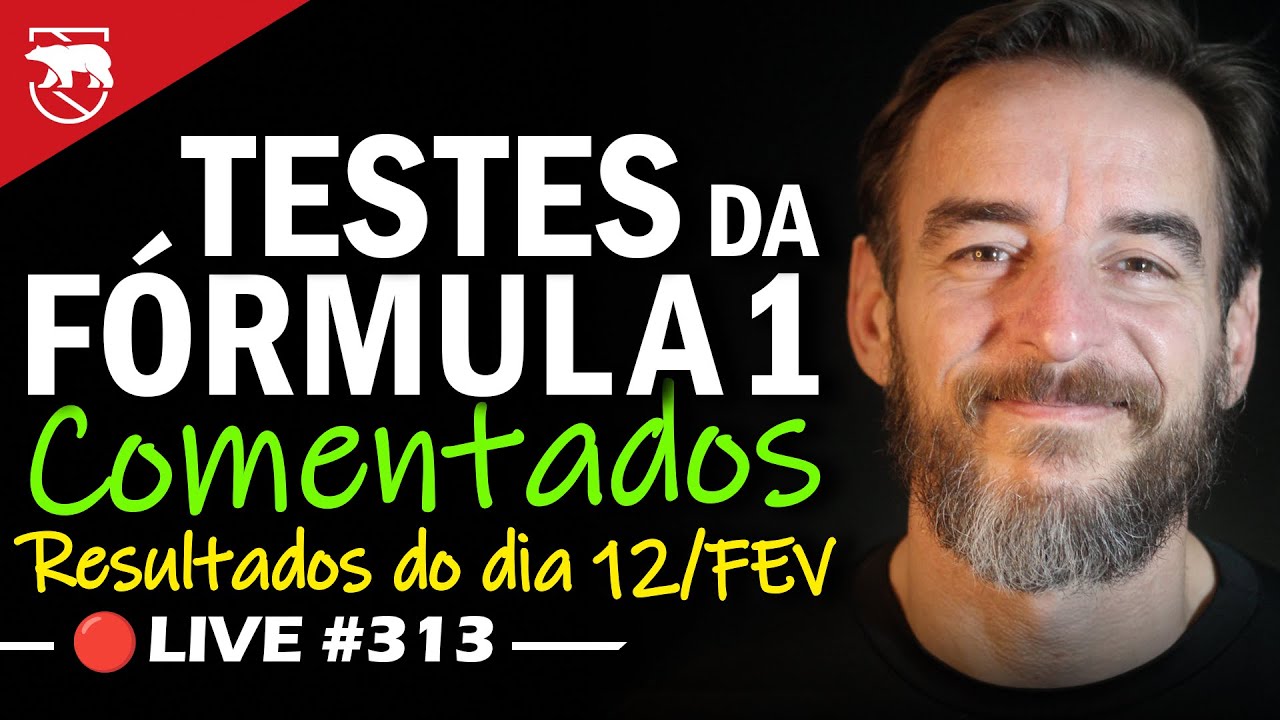 [ 🔴LIVE 313 ] TESTES da FÓRMULA 1 no BAHREIN - SEMANA 1 / DIA 2