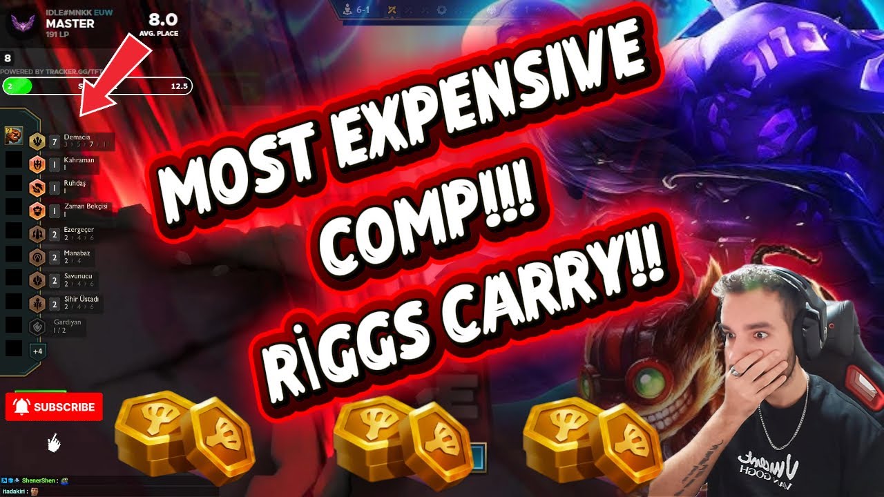 RİGGS CARRY BU SETIN KAYBETMEYEN TEK KOMPU!! | SET 16 TFT