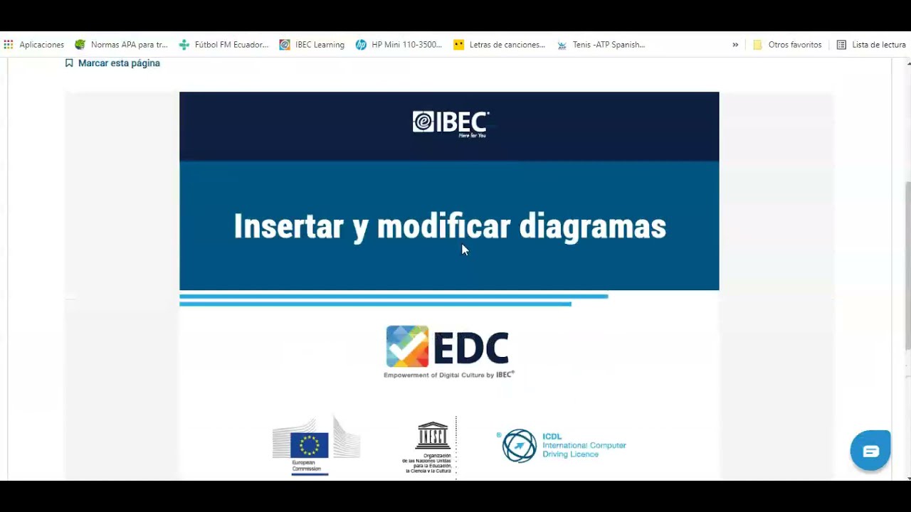 Partialtest -  Insertar y modificar diagramas LECCIÓN 7