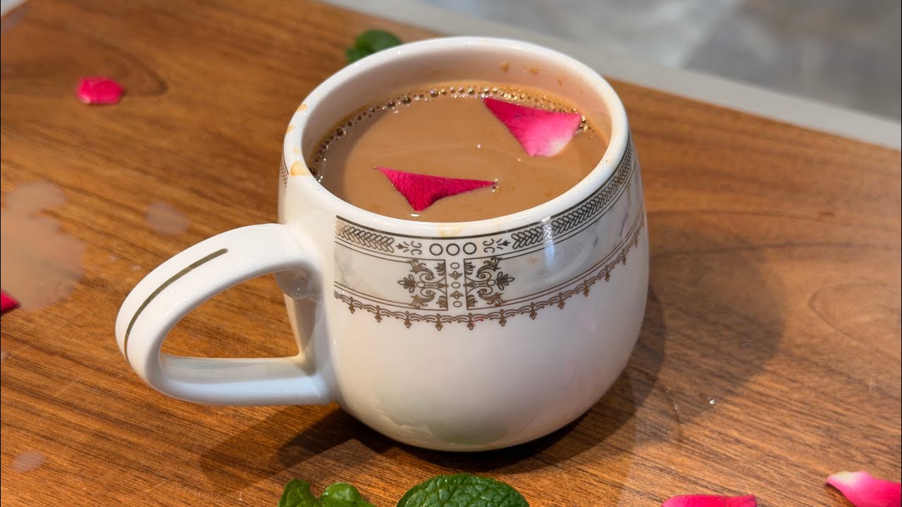 Gulab Chai Recipe | Special Gujarati Style Sweet Tea | Unique Village Chai