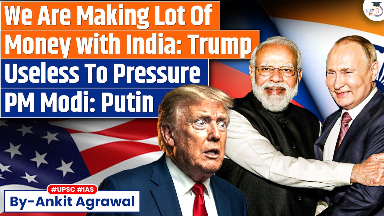 Putin backs PM Modi against Western pressure | Ankit Agrawal Study IQ