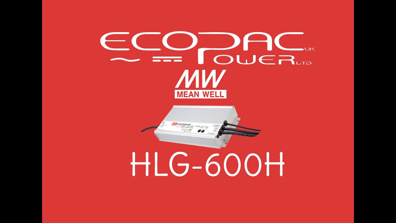 Mean Well - HLG-600H Series