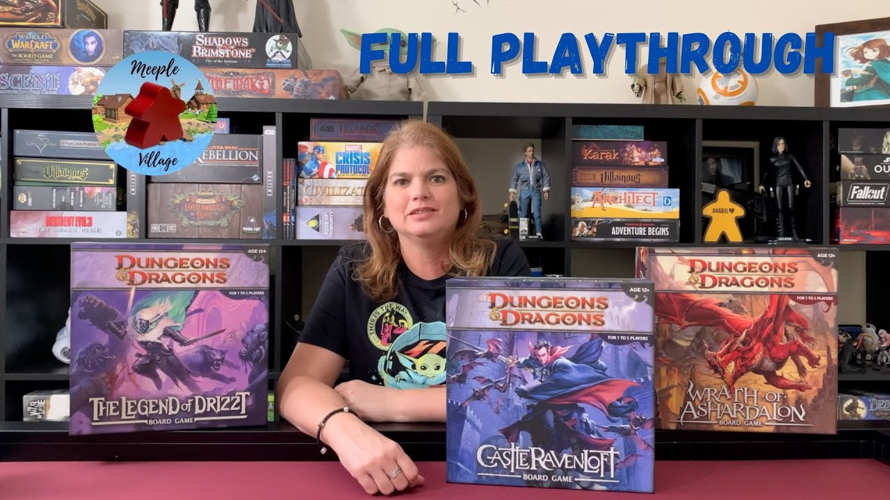 D&D Mix: Wrath of Ashardalon/Castle Ravenloft/Legend of Drizzt Board Game runthrough