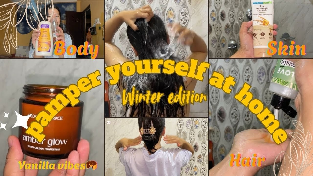 Winter Self-Care Routine | Soft Hair, Smooth Skin & Relaxing Vibes❄️🧣❤️🤍