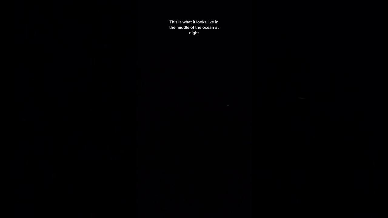 Do you know Fear? Middle of the ocean at night