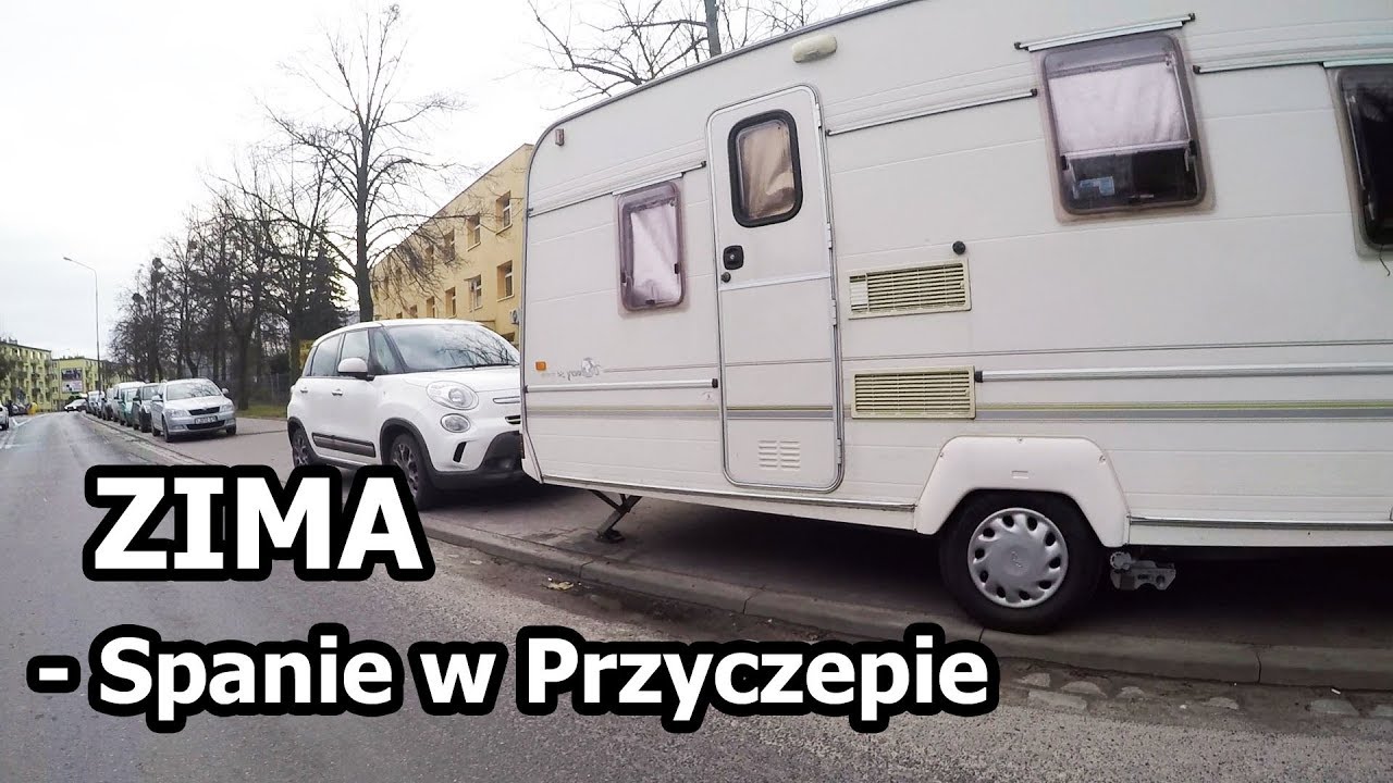 Spanie Zimą w Przyczepie Kempingowej -  Ile Kosztuje Ogrzanie Przyczepy? (Vlog #109)