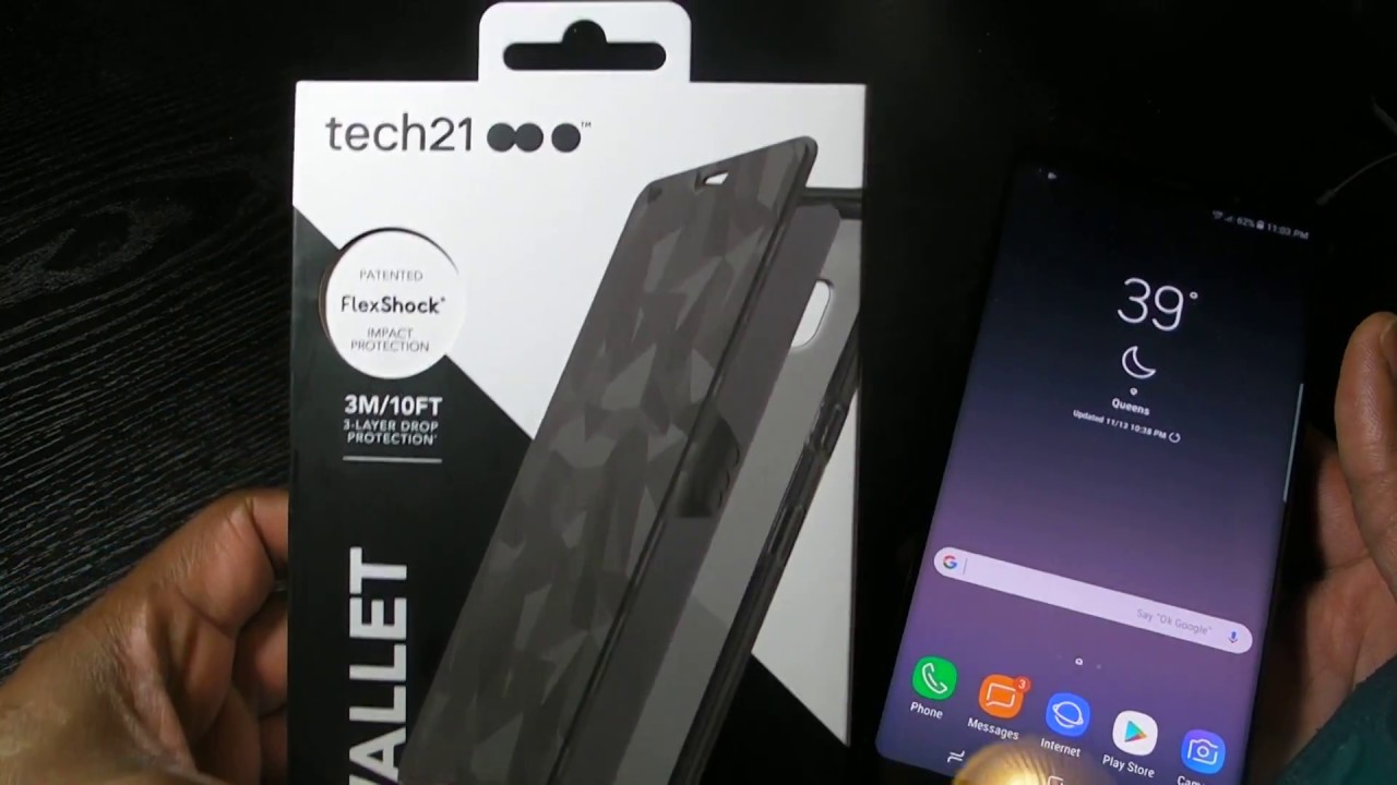 Galaxy note 8 tech 21 case wallet