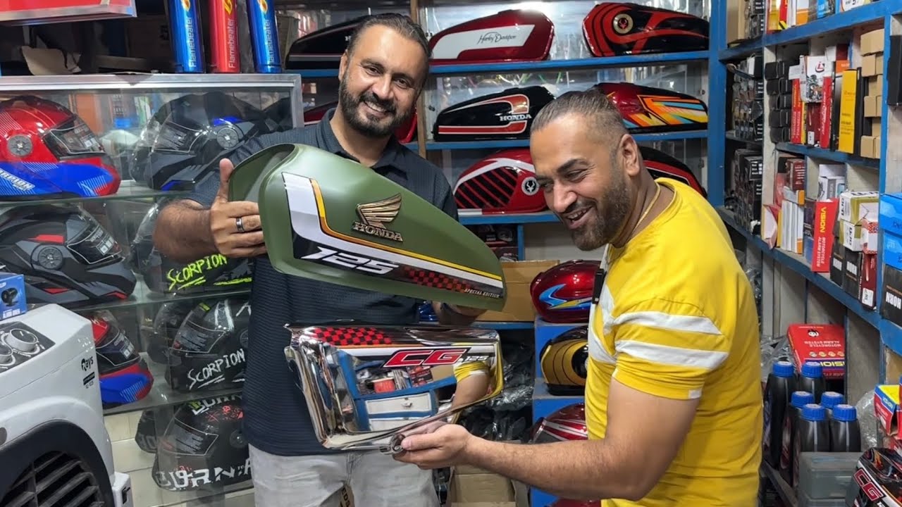 Motorcycle Best Quality Accessories At Tahir Decoration Lahore 