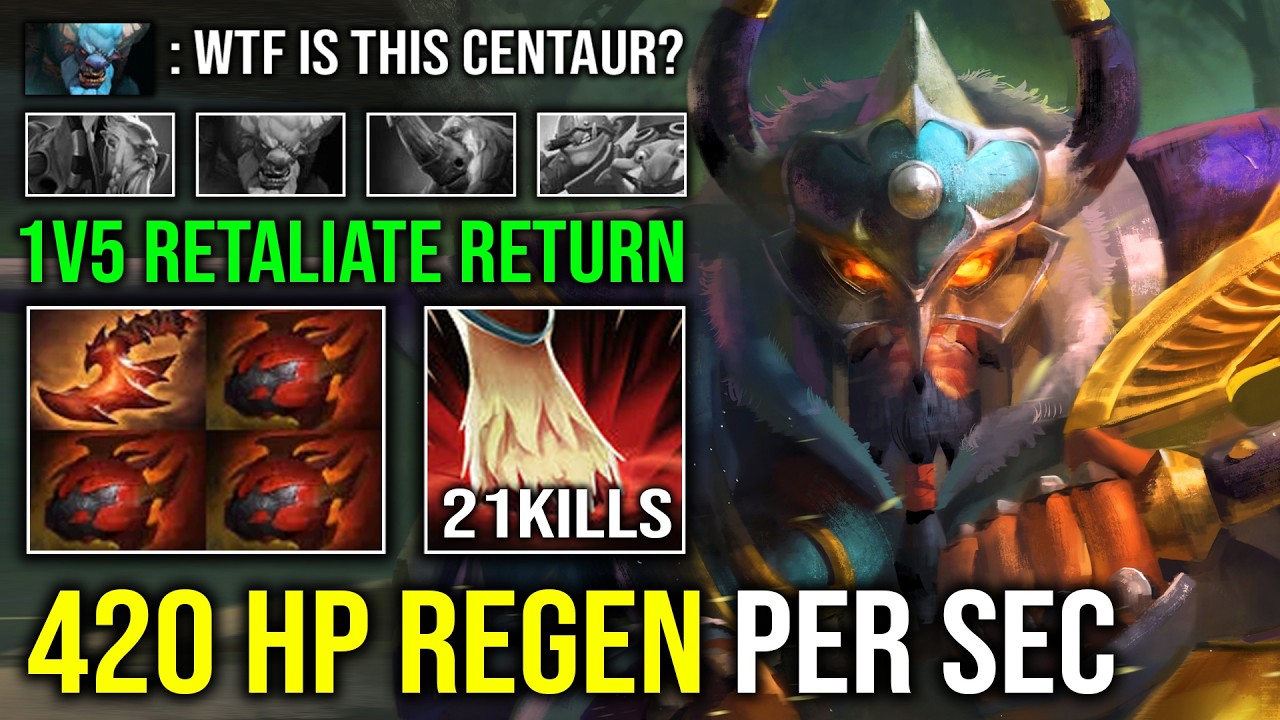 WTF 420 HP регенерация в секунду 1v5 Максимальная сила 3x Тройное Сердце Тарраска Кентавр Боец Do...