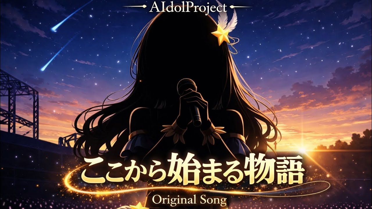 【泣ける曲】「ここから始まる物語」【AIdolProject】【Official Music Video】
