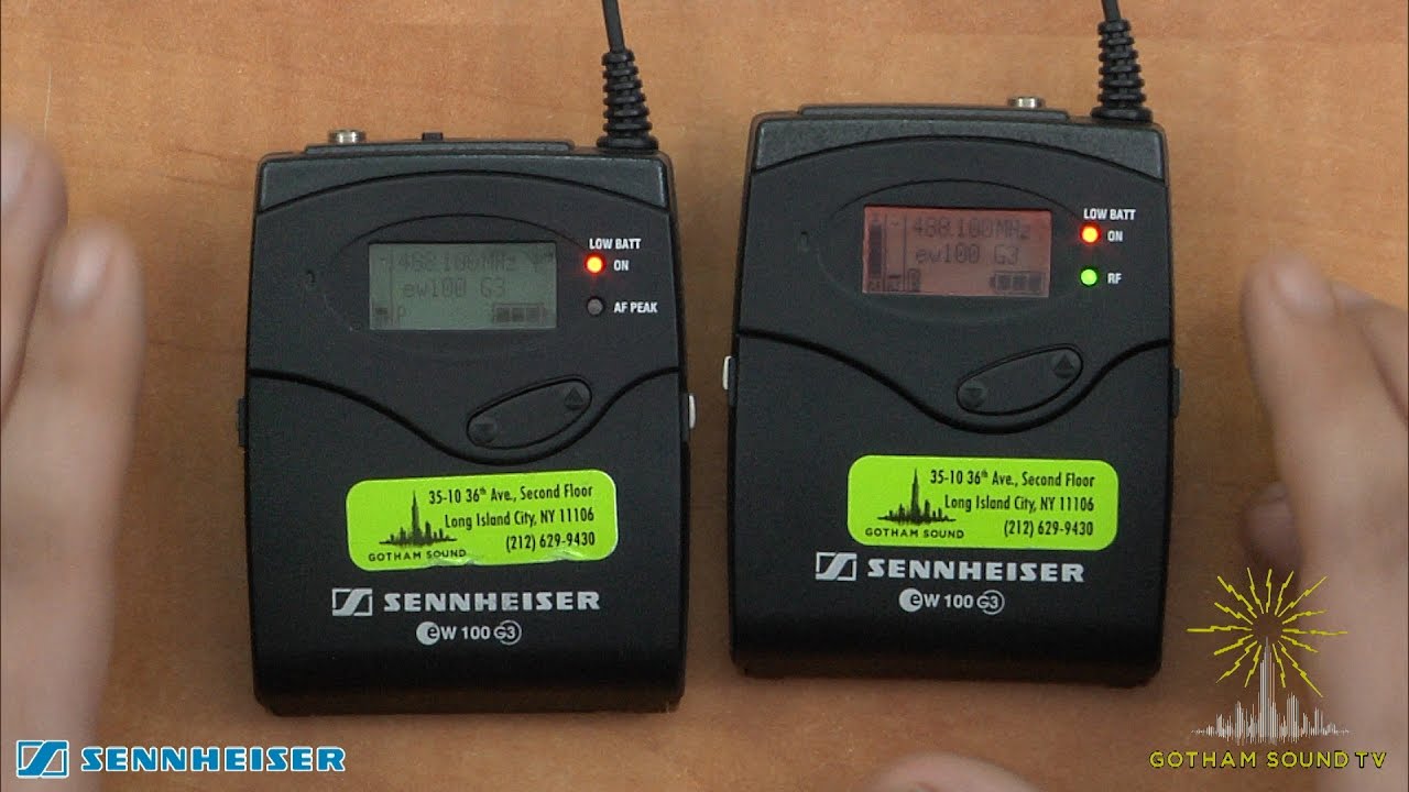 Sennheiser G3 Wireless System Primer