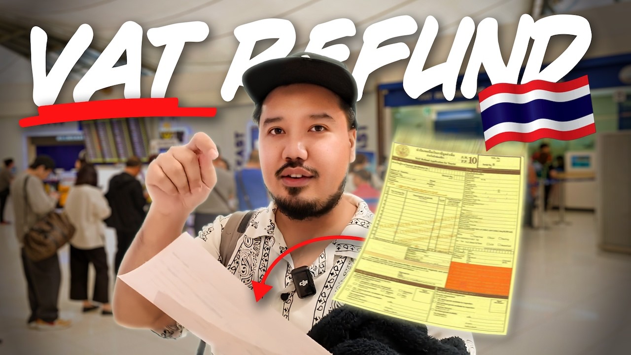 How to Get a VAT REFUND in the Thailand Airport 🇹🇭