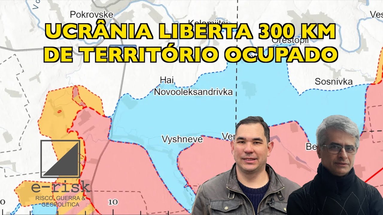 Ucrânia liberta 300 km e EUA preparam ação no Irã