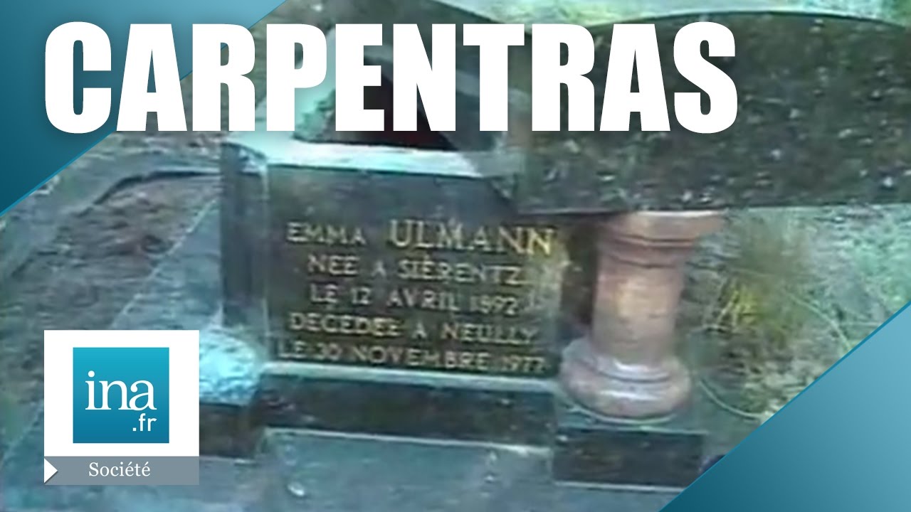 Profanation du cimetirèe de Carpentras : une affaire d'état | Archive INA