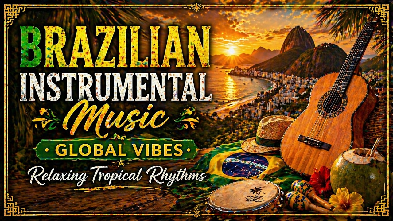 Brazilian Instrumental Music • Global Vibes | Relaxing Tropical Rhythms