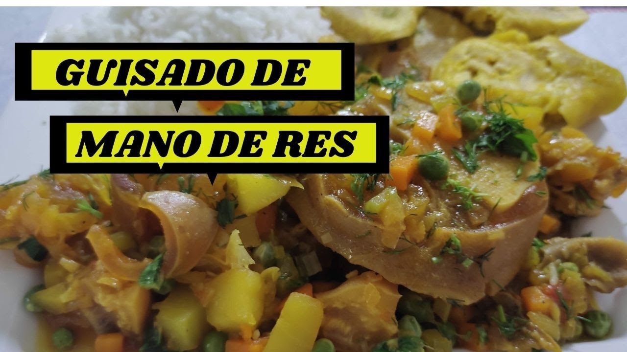GUISADO DE MANO DE RES // RECETA DE MAMÁ NONI