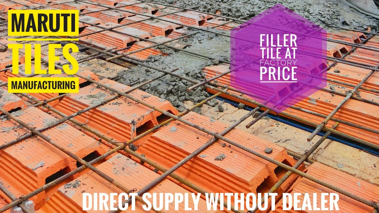 Filler tile or Maruti tile for eco-friendly slab | filler tile at factory price without dealers