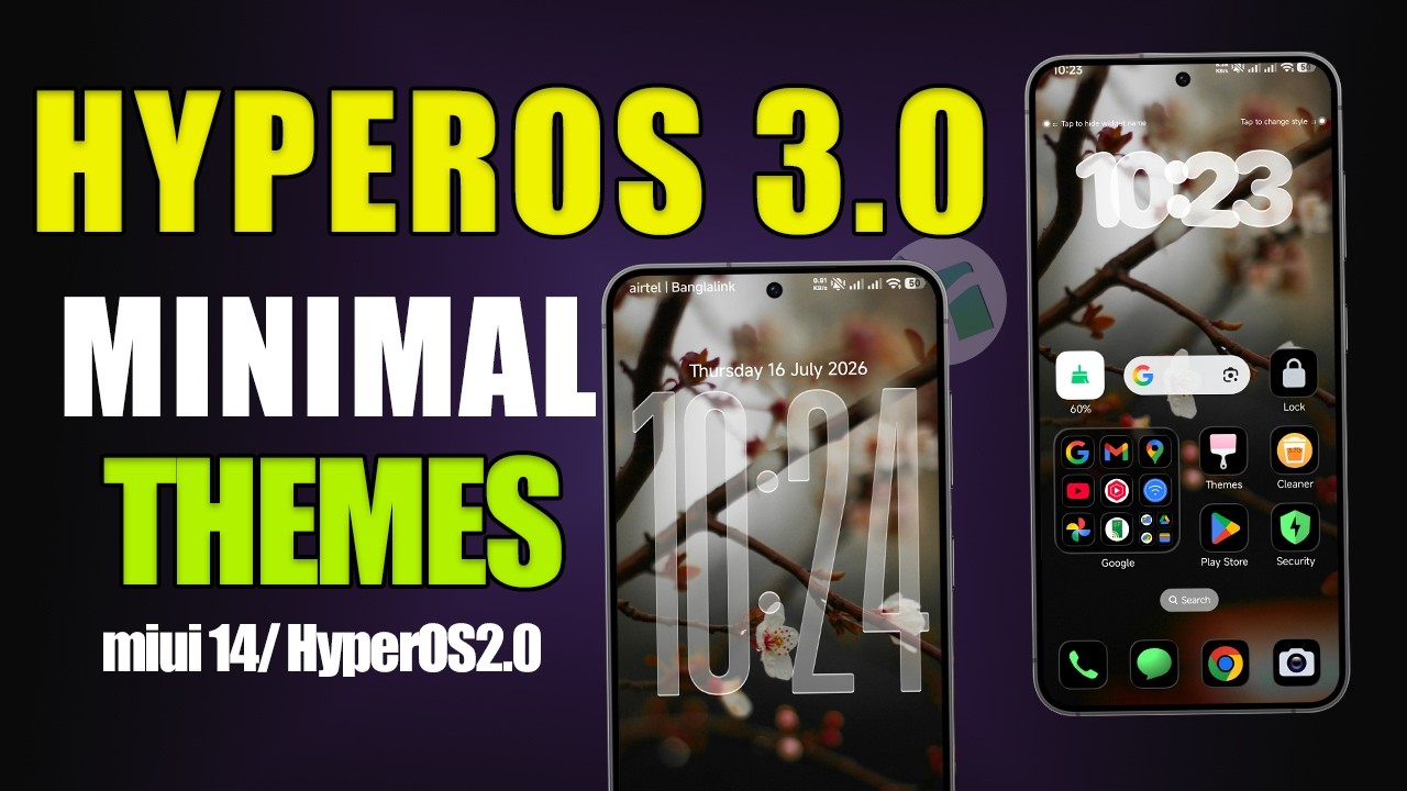 HyperOS 3.1 Minimal MIUI Themes to Try | BEST MIUI Themes for Xiaomi, Poco