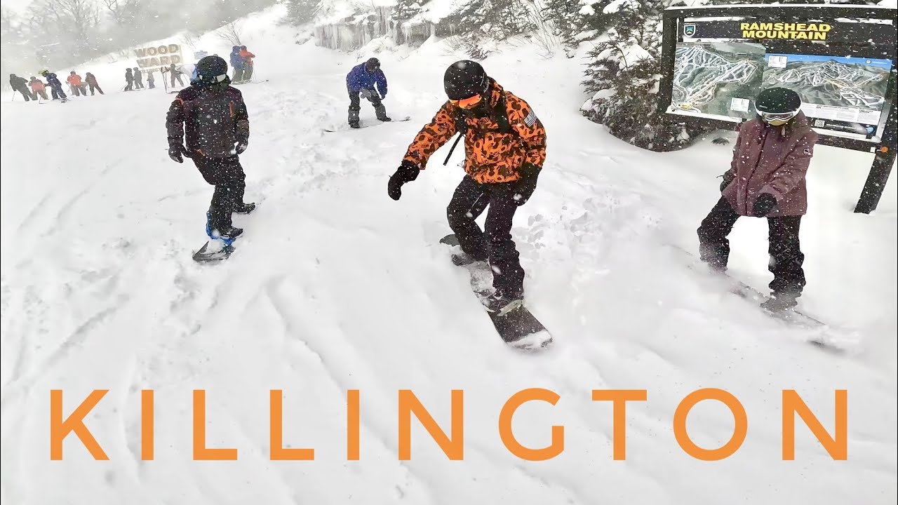 Full Day Snowboarding and Exploring Killington Resort, Vermont in a Snow Storm