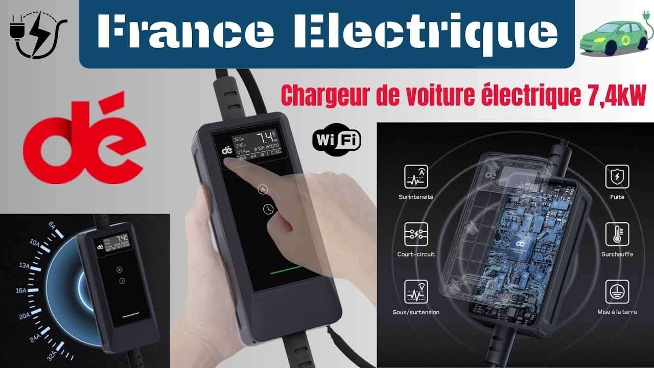 dé CHARGEUR PORTABLE 7kW / Une marque pour véhicule électrique à prendre en compte...