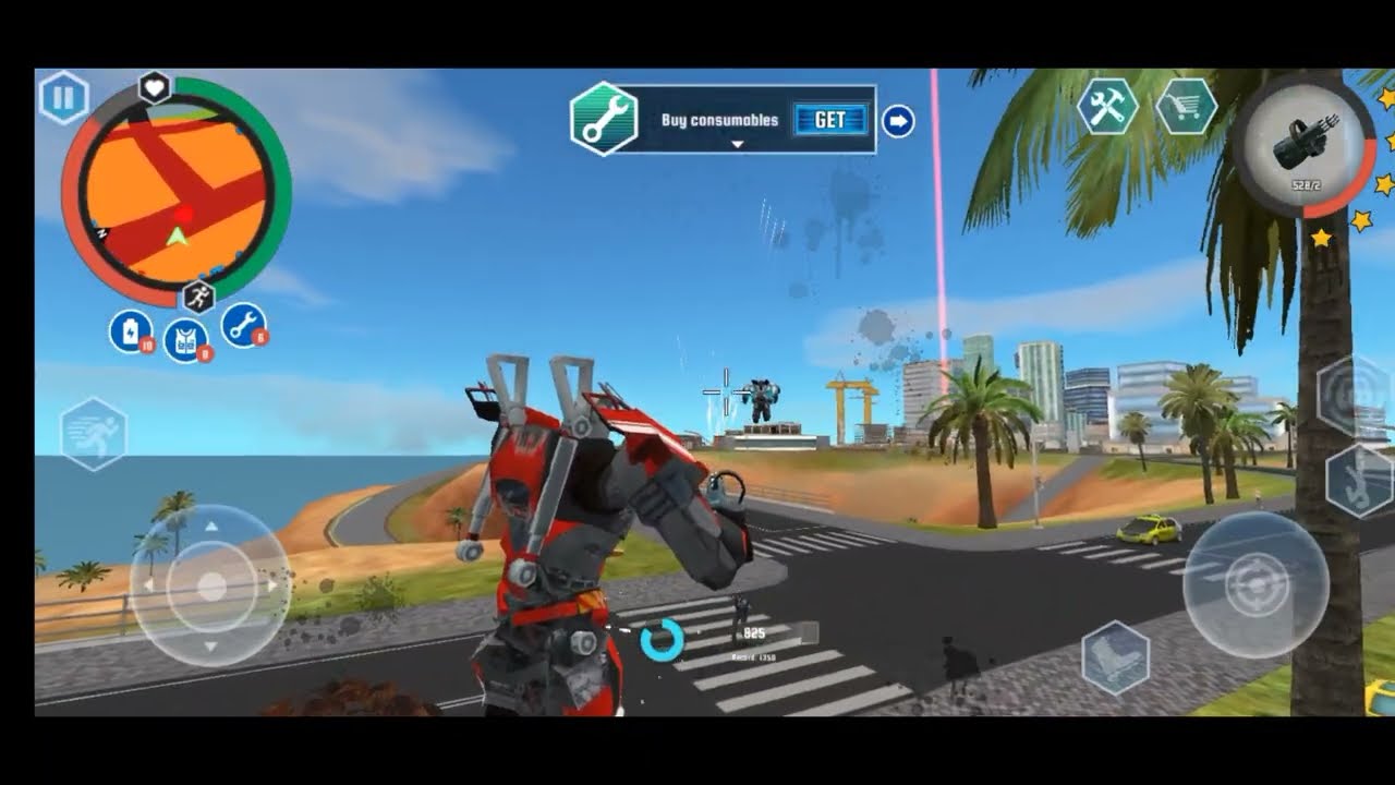 Robot Shark New Video Game Play #1 | robot shark update | ahad big gamer 