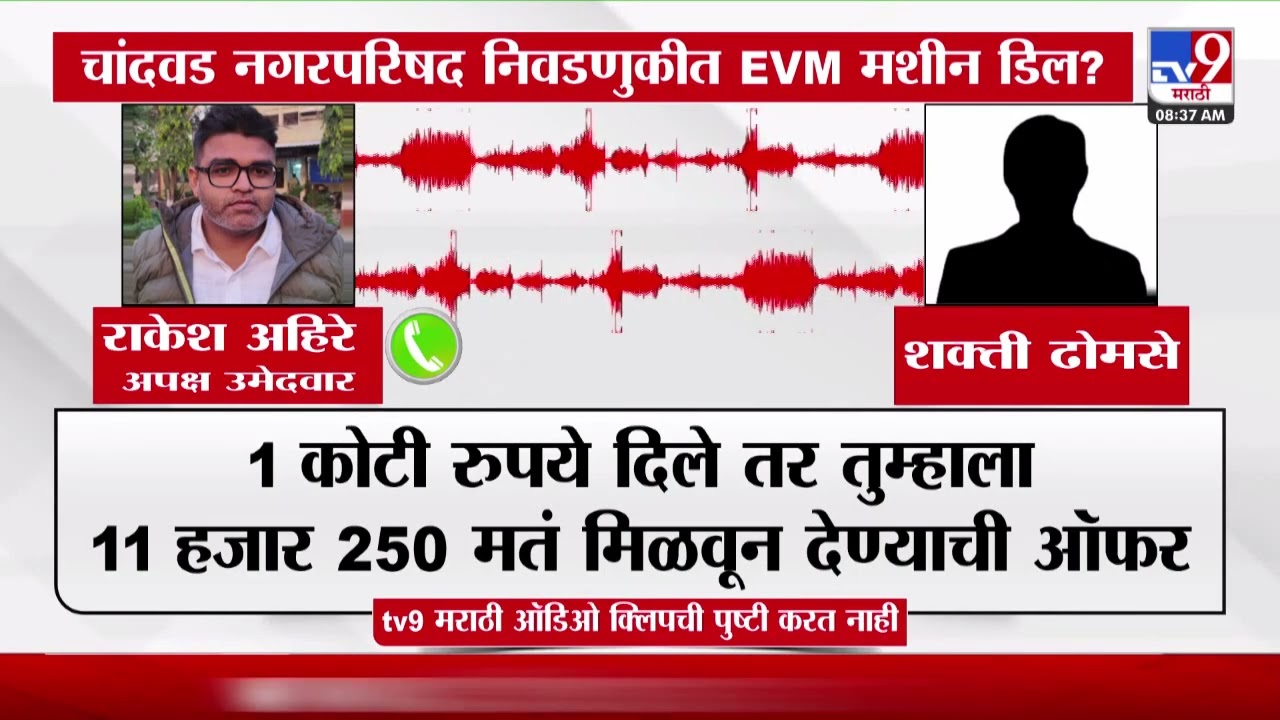 Chandwad Nagarparishad | चांदवड नगरपरिषद निवडणुकीत EVM मशीन डिल? | Viral Audio