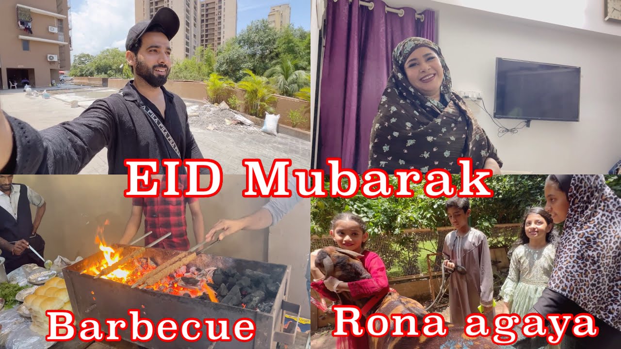 EID Mubarak🤲Baccho ko agaya rona🥹 |ShezaanShaikh|Moonzarin EID vlog