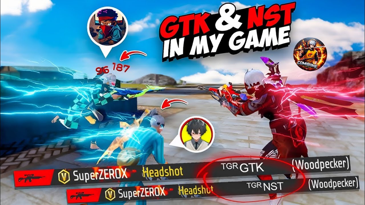 GTK & NST In My Game 🥵 Duo Vs Squad Full Gameplay | 28 Kills 🎯 | Garena Free Fire